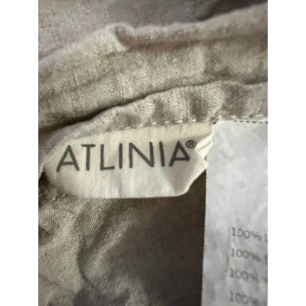 ATLINIA Linen Tan Pillow Cases King Size Sham 100% Linen Bed Pillow